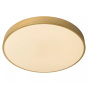 Lucide plafondlamp Unar led, mat goud-messing 49,5 cm incl. switch dimmer