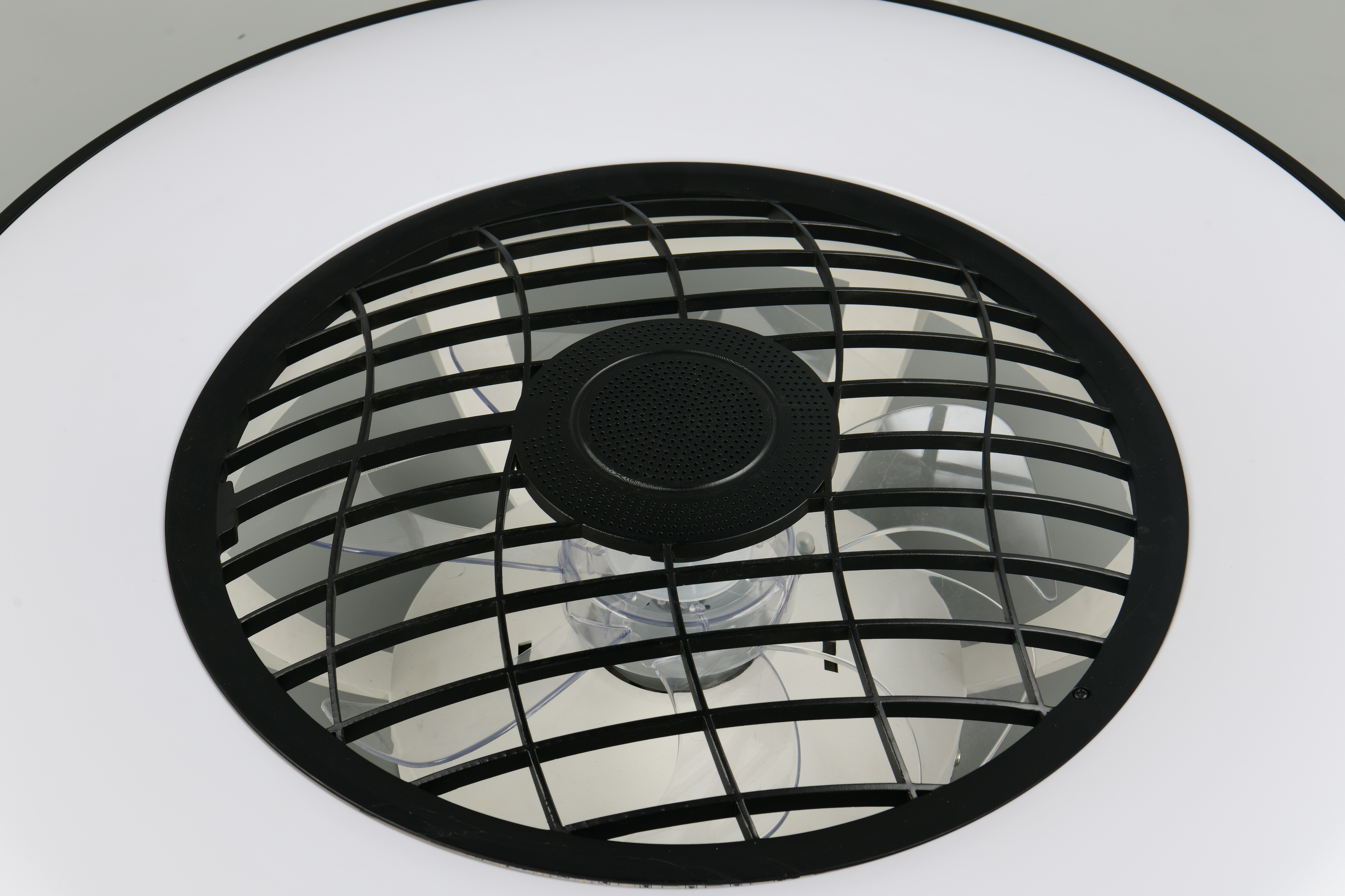 Trio lighting plafond ventilator Linköping led, zwart
