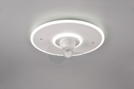 Trio lighting plafond ventilator Nybro led, wit incl. afstandsbediening 50 cm