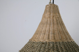 WF Light hanglamp Heksenhoed, naturel 50 cm