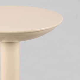 Label 51 Bijzettafel Rif,  beige metaal 40 cm