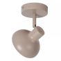 Lucide plafondspot Sensas led, 1-lichts beige