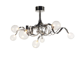Light trend plafondlamp P95050-10, 10-lichts mat nikkel