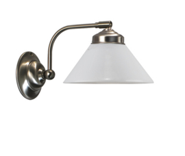 Old timerlight wandlamp Dakkap, opaal