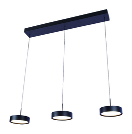 Freelight  hanglamp Alieno led, 3-lichts zwart