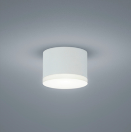 Helestra plafondlamp Pala led, rond mat wit IP30