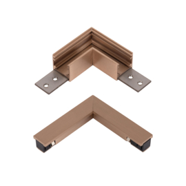 Lucide LINIAL L-koppelstuk 1-fase Railsysteem / Railverlichting - Smart - 48V Track - 10 CM - Champagne