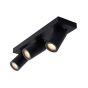 Lucide plafondspot Taylor led, 3-lichts zwart IP44