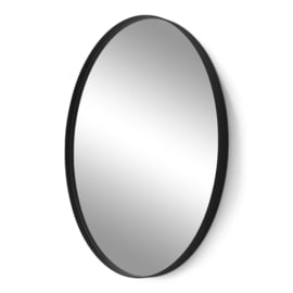 Spiegel Donna Oval, zwart