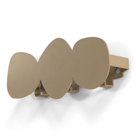 Spinder design + Eva van de Ven - TUMULO Small Wandkapstok - Champagne