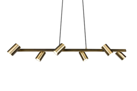 Trio lighting hanglamp Marley, 6-lichts brons