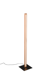 Trio lighting vloerlamp Bellari led, natural hout