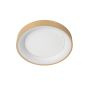 Lucide plafondlamp Vidal led, mat goud-messing 28 cm