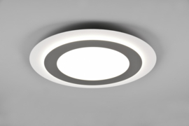 Trio lighting plafondlamp Morgan led, zwart-goud incl. afstandsbediening 45 cm