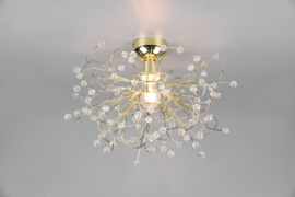 Trio lighting plafondlamp Gloria, gepolijst messing