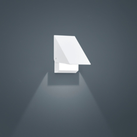 Helestra buitenlamp Free led, mat wit IP54