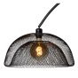 Lucide vloerlamp Mesh, zwart