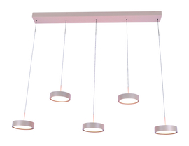 Freelight  hanglamp Alieno led, 5-lichts creme