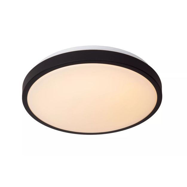 Lucide plafondlamp Dasher led, zwart 34,8 cm IP44