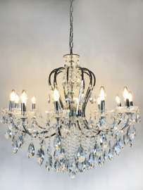 Light trend hanglamp Crystal, 12-lichts