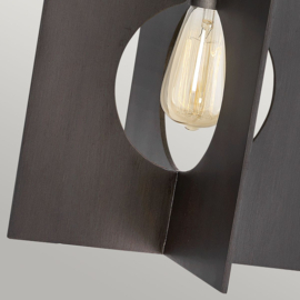Hanglamp Ludlow, 1-lichts graphite