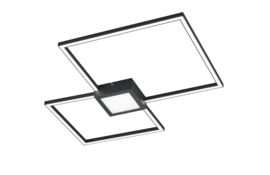 Plafondlamp Hydra led, 2-lichts antraciet