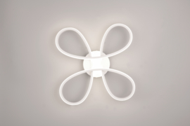 Trio lighting plafondlamp Fly led, wit incl. switch dimmer 40 cm