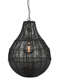Toplicht hanglamp  Austin large, black 48 cm