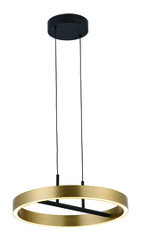 Freelight  hanglamp Livello led, zwart-goud 40 cm