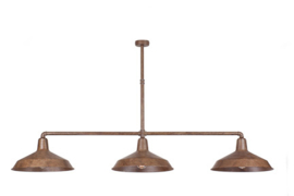 Linea Verdace hanglamp Industrie, 3-delig roest