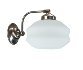 Old timerlight wandlamp Roof, opaal mat glas