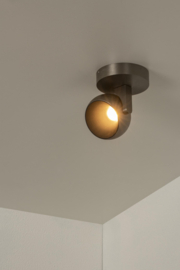 Lucide ESFERA - Plafondspot - LED Dimb. - 1x11W 2700K - grijs