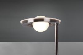 Trio lighting vloerlamp Barrie led, 2-lichts mat nikkel