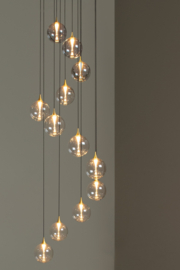 Lucide  GISELA - Hanglamp - Ø 61 cm - LED Dimb. - 12x3,5W 2700K -transparant