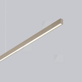 Helestra  hanglamp LOOPY-EVO led, 168,5 cm mat caffee