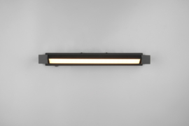 Trio lighting wandlamp Fabrizio led, zwart 50 cm IP44