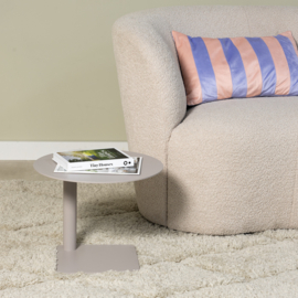 Spinder design Bijzettafel Sunny low, silky taupe