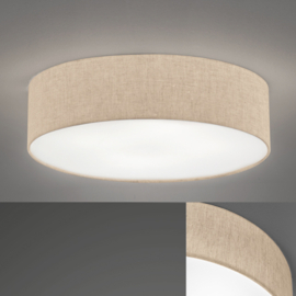 Fischer & Honsel plafondlamp Thor, zand kleur 60 cm