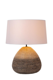 Lucide MADUKA - Tafellamp - Ø 45 cm - 1xE27 - Naturel