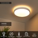 Lucide plafondlamp Dasher led, wit 41 cm IP44