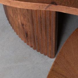 Label 51 Salontafel Timon, set smooth mangohout