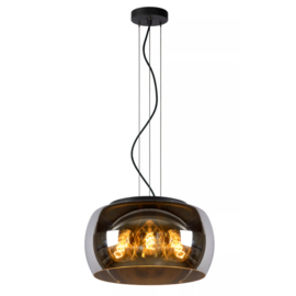 Lucide hanglamp Olivia, rookglas 40 cm