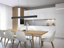 Helestra  hanglamp Vana led easy lift, zwart