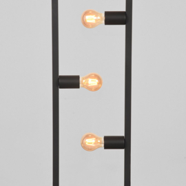 Label 51 vloerlamp Quadrato, zwart
