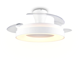 Trio lighting plafond ventilator Vansbro led, wit incl. remote