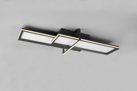 Trio lighting plafondlamp Charleston led, zwart