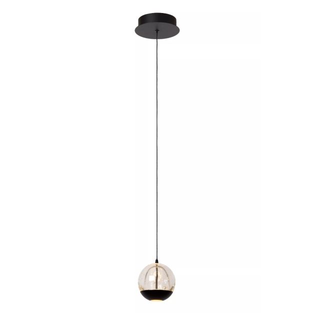 Lucide hanglamp Sentubal led, 1-lichts zwart