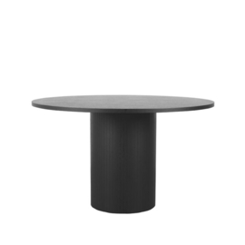 Label 51 Eettafel Oliva, zwart eiken