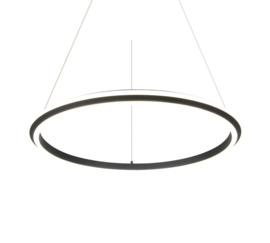 Trio lighting hanglamp Amador led, mat zwart 75 cm