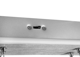 Trio lighting hanglamp Morrison led, mat nikkel met switch dimmer
